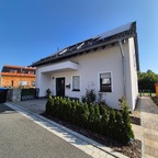 Modernisierte Fassade in der Fränkischen Schweiz  Nacher