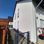 Modernisierte Fassade in der Fränkischen Schweiz  Nacher